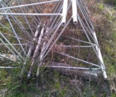 100 FOOT ALUMINUM SELF SUPPORTING TOWER